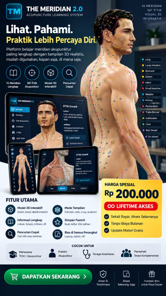 The Meridian 2.0 - Fitur & Anatomi 3D Lengkap